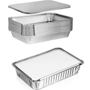 [BR/AL/02] Barquettes Aluminium 1 COMPARTIMENT (SAC DE 100PCS)