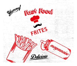 [17] Sac frite XL 11*5*14  ING  (COLIS DE 500)